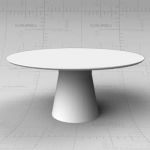 The Reverse conference table by Andreu World. Enam...
