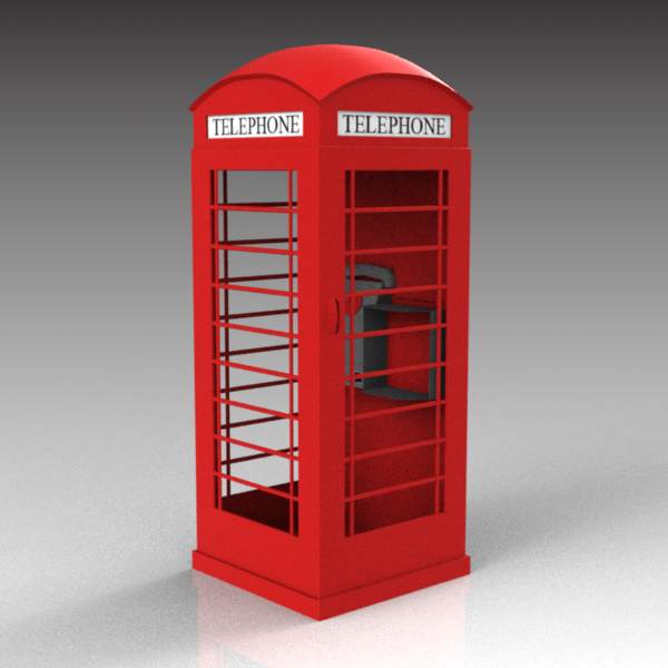 Old style UK telephone booth. 2,000 have been list.... 