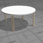 Pikku Kari PPC round table, diameter 120 cm, heigh...