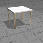 Pikku Kari PPF square table, 70 x 70 cm, heights 4...