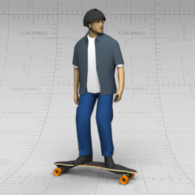 Motorized skateboard with hand control unit and bo.... 