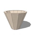 Faceted FS-18 planter by by Kornegay Design, 24