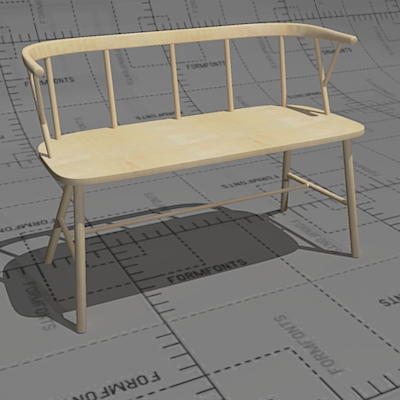 Yes chair and bench, solid birch natural or staine.... 