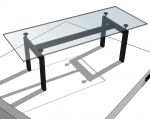 Corbusier LC6 table black