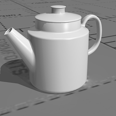 Iittala Teema tea pot, milk jug and sugar bowl. wh.... 