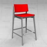 Offset bar stool 3.3 by Sandler Seating