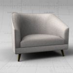 The Profile, Two And A Half armchair by Weiman. W-...