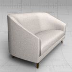 Profile two arm love seat and two arm sofa by Weim...