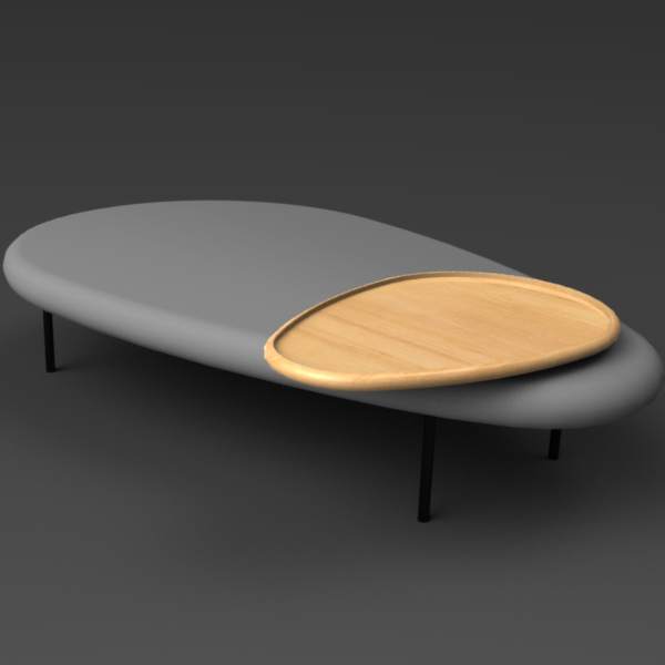 The Lily coffee table by Casamania. 
110cms long .... 