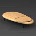 The Lily coffee table by Casamania. 
110cms long ...