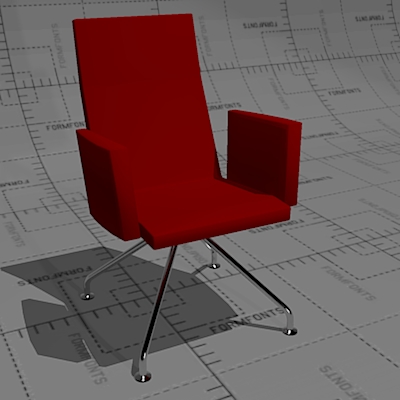 Martela Form 4 conference chair with upholstered s.... 