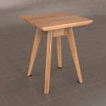 Knoll Risom square side table