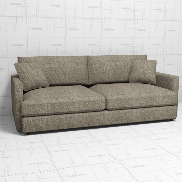 Lounge II Petite sofa 93" by Crate & 
Ba.... 