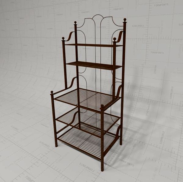 Wrought Iron Baker's Rack to 
compliment the rest.... 
