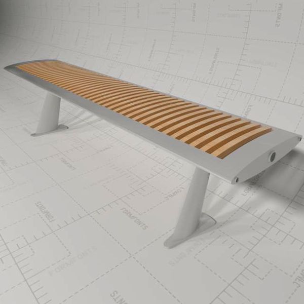 Modern Bench for both indoor and 
outdoor useage&.... 