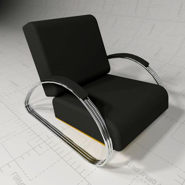 Streamline chair and sofa designed 
by K.E.M. Web.... 