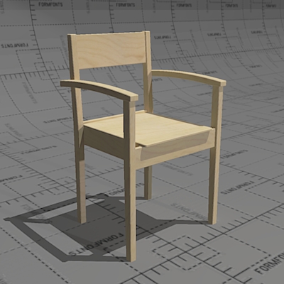 Kiteen Joki chairs. Stackable. Solid birch.. 