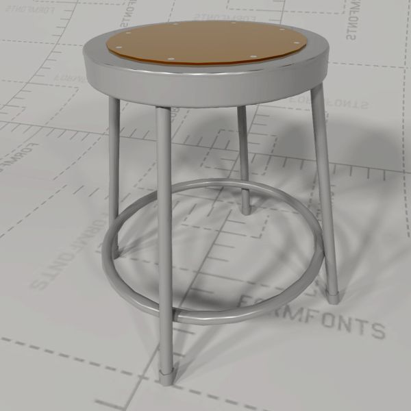 122 Series steel lab stools 
distributed by US Ma.... 