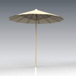 Medium-resolution beach/cafe umbrella; 6 ft / 2 m ...