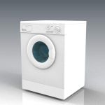 Generic front loading washing machine; standard si...