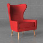 Erik Upholstered Wing Chair
