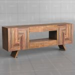Reclaimed Wood Wedge Console