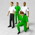 Uniformed figures / paramedics