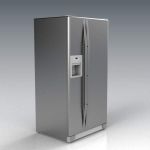 Large capacity fridge freezer with chilled water d...