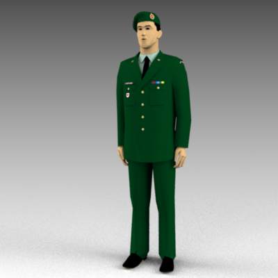 Canadian army figures...dress uniform 
and cadet. 