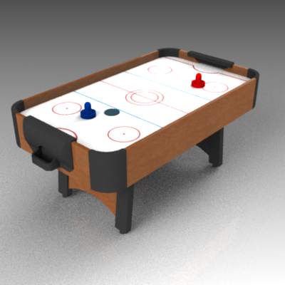 Air hockey table. It is a nominal 6 
ft long. If .... 