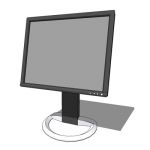 Dell 1905FP LCD monitor with height adjustable sta...