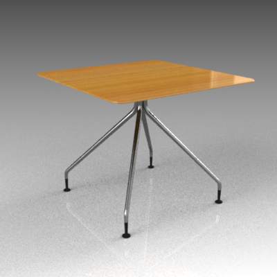 Occa square table by Wilkhahn. 
Approx 35" s.... 