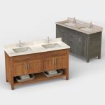 Generic model of 2 sink vanity, set 
20
