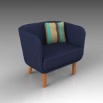 Knoll Rockwell Unscripted club chair. 
Cushion no...
