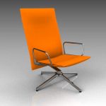 Knoll Pilot chair (high back) designed 
by Barber...