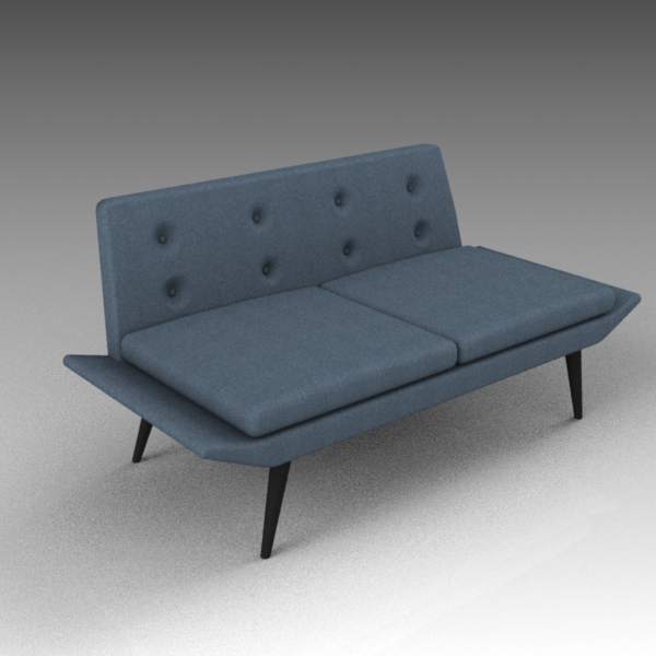 Morgan Miami sofas. Model nos. 332 
and 333; 2 an.... 