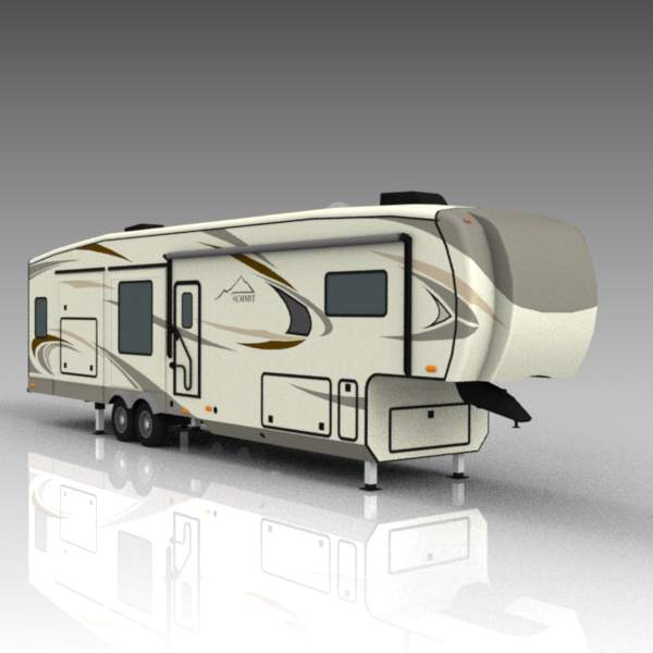 A range of generic 5th wheel RV 
trailers, from 3.... 