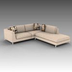 Ray sofa and modular sofa/chaise 
by B&B Ital...