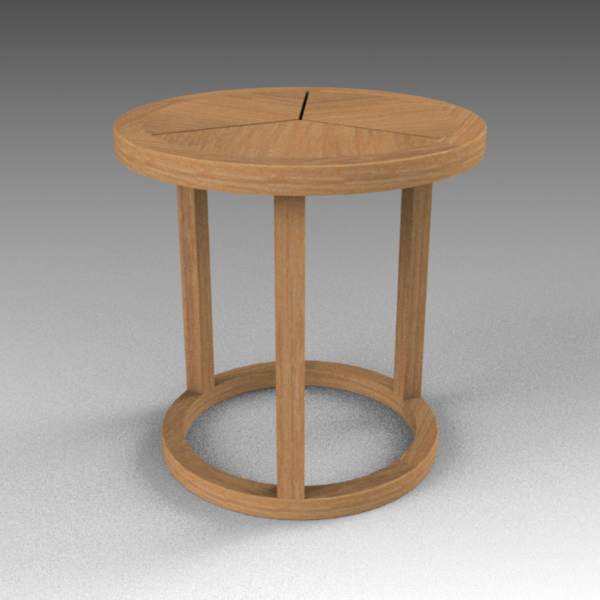 A collection of three side/drink 
tables from Lin.... 