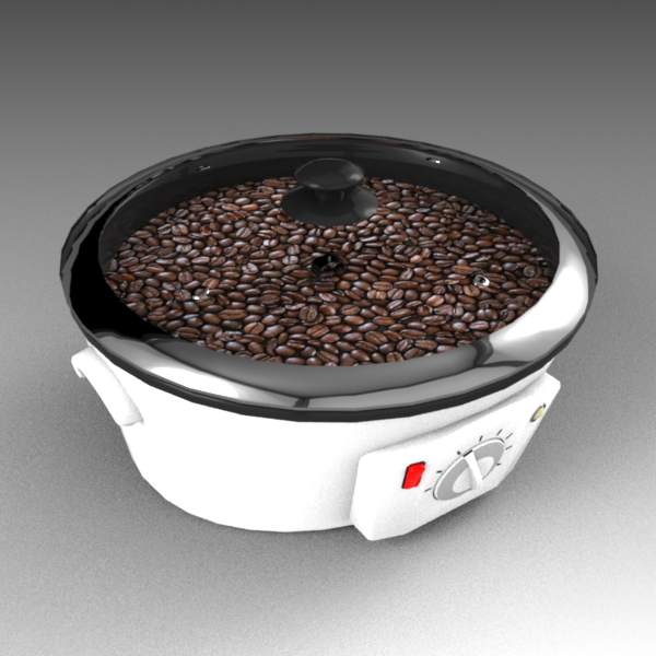 Domestic coffee bean roaster. 