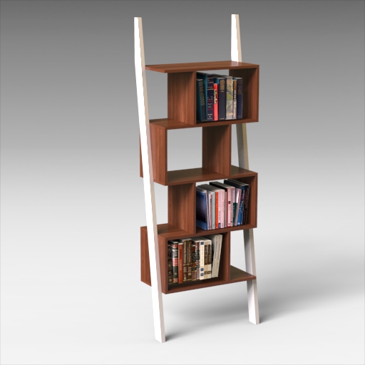 Bostic Ladder Bookcase (Note: books 
are not incl.... 
