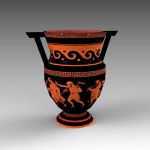 Two vases in Ancient Greek style