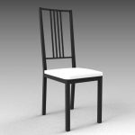IKEA Borje chair in black and dark 
brown