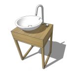 Spa basin stand by Habitat, designed by Bethan Gra...