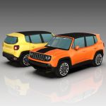 Jeep Renegade Low Poly