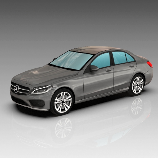 Mercedes C Class AMG Low Poly. 