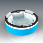 Circular hot tub / jacuzzi