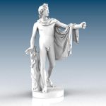 Statue of Apollo Belvedere. Nominally 
life-size,...