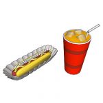 Hotdog and softdrink.
Layer functions (visibility...