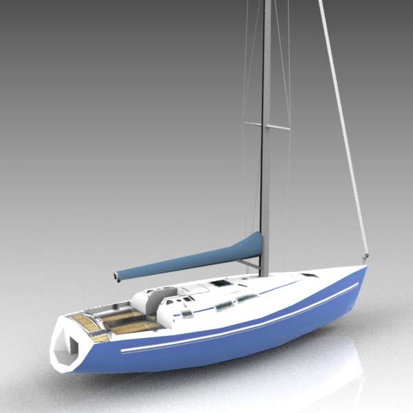 Very low poly sailing yachts for use 
in marinas .... 